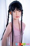 シリコン アダルトドール ツインテールの癒し系少女 Jcute 137cm AGD19萌咲 貧乳 黒髪