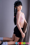 シリコン セックスドール 清楚系ツインテ娘 Jcute 137cm AGD19萌咲 貧乳 黒髪