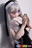 白髪 アニメ風リアドール 巨乳 シスター ElsaBabe 140cm Fカップ RAD040清野柠檬