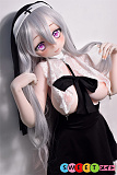 白髪 アニメ風セックスドール 巨乳 二次元 シスター ElsaBabe 140cm Fカップ RAD040清野柠檬