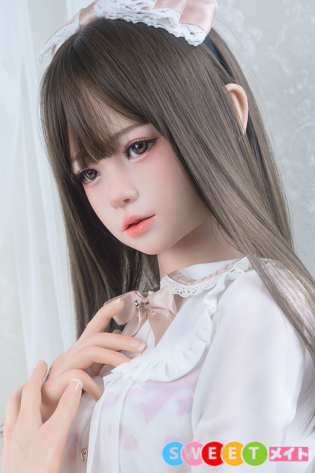 FUDOLL 小燕 幼顔 ダッチワイフ 可愛い美少女 145cm AAカップ リアル皮膚メイク付き フルシリコン アダルトドール 高級 ROS口開閉選択可