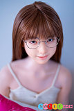 シリコン 等身大ラブドール Jcute 149cm AGD02紬 アジア かわいい笑顔 メガネ