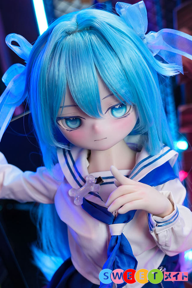 MW Girl 魔物姫 雪乃 アニメ リアルドール 無表情系美少女 85cm バスト中 普乳 ソフトビニール製頭部 シリコンボディ 小型ラブドール ミニ JK制服