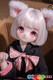 アニメ ダッチワイフ かわいい コスプレ シリコン コスチューム ふわふわ猫耳少女 魔族人形mozudoll 65cmミニ 小喵