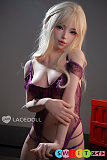 シリコン エロ人形 かわいい アジア 大人びた色香を放つ銀髪美少女 LACEDOLL 160cm 青棘 ストッキング