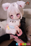 アニメ エロドール かわいい 魔族人形mozudoll ミニ65cm シリコン コスプレ猫耳少女 小喵