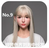 LACEDOLL 青棘メイク② 色っぽい銀髪美少女 セックス人形 160cm Cカップ 普乳 フルシリコン sexdoll 高級