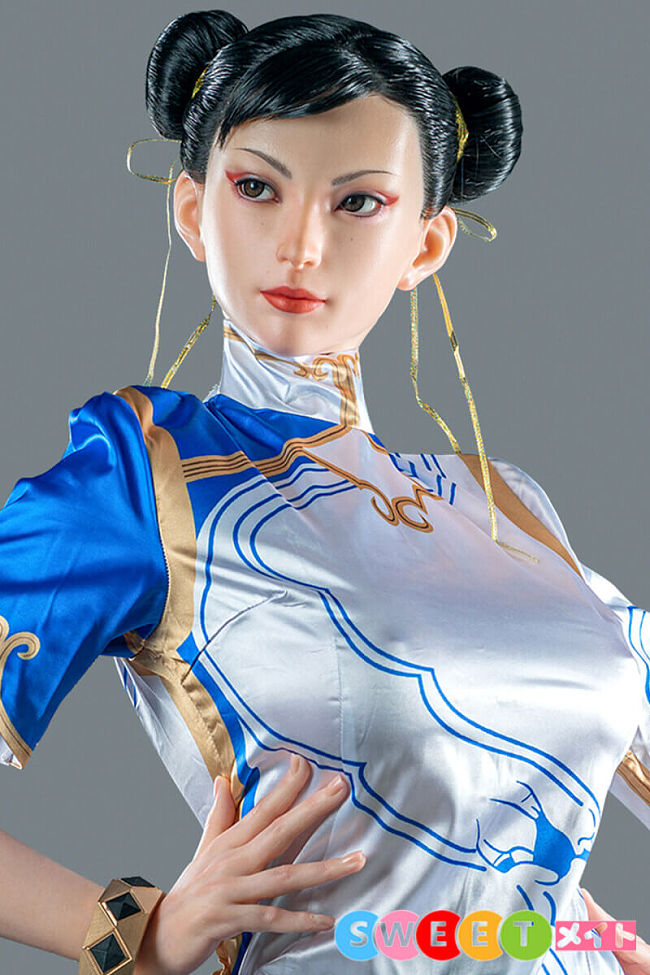 Game Lady No.33_1 中華風 エロドール 春麗コスプレ 169cm Fカップ シリコン アダルトドール 高級 筋肉質な脚