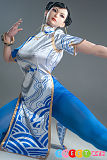 シリコン セックスドール 春麗コスプレ 巨乳Fカップ チャイナ格闘娘コスプレ GameLady 169cm No.33_1 筋肉質な脚