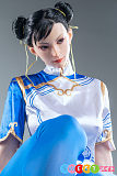 シリコン セックス人形 春麗コスプレ 巨乳Fカップ 格闘系チャイナ娘コス GameLady 169cm No.33_1 筋肉質な脚