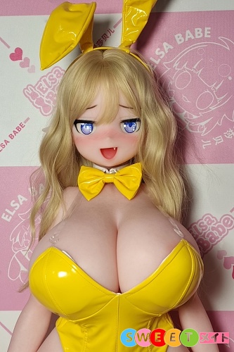 ElsaBabe アニメ バニーラブドール 130cm ぽっちゃりエロ漫画美少女 爆乳 AHR026 桃井望 シリコン製