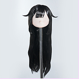 MW Girl 魔物姫 里奈 まん丸の目のかわいいアニメ美少女 セックスドール 70cm バスト小 フィギュア ソフトビニール製頭部 シリコンボディ 桃色のチャイナドレス