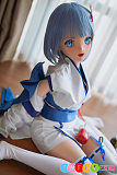 アニメ ダッチワイフ メイド レムコスプレ かわいい 和服姿の美少女 笑顔 BCDOLL 135cm M01