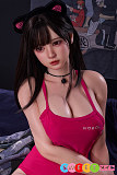 シリコン ダッチワイフ 猫耳 高級 かわいいアジア美少女 コスプレ 巨乳Fカップ IrontechDoll 161cm T3 黒髪