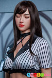 高級シリコン エロドール 色っぽい秘書コスプレ 巨乳 閉じ目 アート技研Artdoll 163cm A27梦娜 軽量29kg