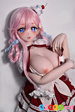 アニメ sexdoll ピンク髪 巨乳 シリコン 可愛く舌を出す美少女 ElsaBabe 148cm AHR029伊月珊瑚
