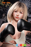 高級 ラブドールシリコン製 ボクシング美少女リアルドールTOPSINO TYPEグラビア 超擬真の肌テクスチャ  171cm Dカップ+T45ヘッド