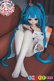 アニメ sexdoll 貧乳 初音ミク ラブドール 萌え系美少女 コスプレ キャラクター  羊角社  132cm AAカップ B06