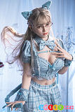 高級シリコン ダッチワイフ かわいい美少女 猫娘コスプレ コスチューム 美乳Eカップ topsinodoll 167cm T38米木