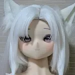 MW Girl 魔物姫 萌え系アニメヘッド単体 ソフトビニール製頭部 シリコン製ヘッド選択可能 かわいいラブドール