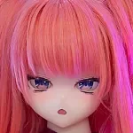 MW Girl 魔物姫 萌え系アニメヘッド単体 ソフトビニール製頭部 シリコン製ヘッド選択可能 かわいいラブドール