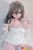 アニメ ダッチワイフ エロ 巨乳 純白無垢な花嫁美少女 148cm L胸 フルシリコン リアルドール 二次元 ElsaBabe AHR019 水田新奈 