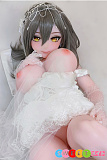アニメ 等身大 ラブドール 二次元 花嫁美少女 148cm L胸 フルシリコン製 エロElsaBabe AHR019  水田新奈
