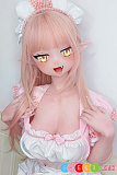アニメ ダッチドール 140cm美少女 ElsaBabe メイドコスチューム エルフコスプレ Fカップ シリコン AHR026桃井望