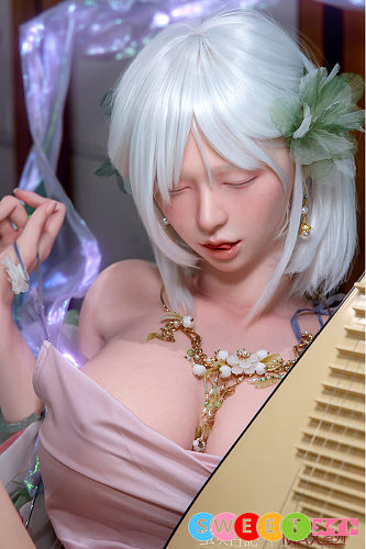 蛍火日記 Maxシリーズ 琉璃ヘッド メイク②  160cm Gカップ  つむり目 魅惑的な白髪姫 ラブドール フルシリコン製 宣材画像はROS機能あり