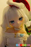 アニメ sexdoll 小型 サンタ帽をかぶった可愛い美少女 ソフトビニール製頭部 シリコンボディ MW Girl 魔物姫 天使萌85cm 普乳