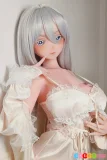 アニメ 等身大 アニメドール 新作 148cm L胸 アニキャラ風 銀髪 クールビューティ ギャップ萌え