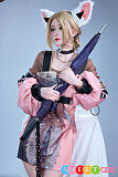 シリコン セックス人形 自立 かわいい狐耳 ゲームキャラコスプレ 金髪美少女 美乳Dカップ Starpery 171cm Luli