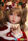 高級シリコン ダッチ人形 聖夜美少女コスプレ ツインテール 152cm SHEDOLL 金髪 かわいい 洛小乙
