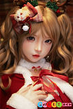 シリコン リアルラブドール かわいい美少女 ツインテール クリスマス美少女コスプレ SHEDOLL 152cm洛小乙