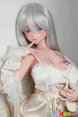 ElsaBabe アニメ風ラブドール 148cm L胸 ピンク肌 AHR027 金枝汐 Kaneda Shio 誘い シリコン製 巨乳 氷山美人 クーデレ お姉さん系 銀髪