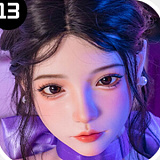SHEDOLL 洛小乙 聖夜系美少女 セックスドール ツインテール 152cm Aカップ フルシリコン アダルトドール かわいい