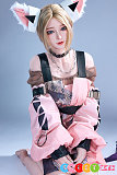 シリコン エロドール 制服美少女 かわいい狐耳 ゲームキャラコスプレ 金髪 美乳Dカップ Starpery 171cm Luli