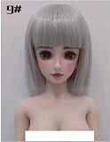 Mini Doll 小柄ラブドール セックス可能 58cm普通乳 BJD M2ヘッド 53cm-75cm身長選択可能