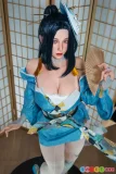 Irontech Doll 東方シリーズ リアルラブドール 不知火舞 コスプレ 正面全身