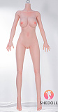 SHEDOLL 柠檬 全裸のピンク髪清純系美少女 ダッチワイフ 152cm-2 AAカップ シリコンヘッド+TPEボディ アダルト ドール