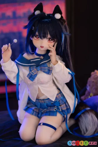 MW Girl 魔物姫 優優 ゆゆ アニメドール 85cm バスト小 貧乳 猫耳 セーラー服 可愛い JK 猫娘 ソフトビニール製頭部 シリコンボディ