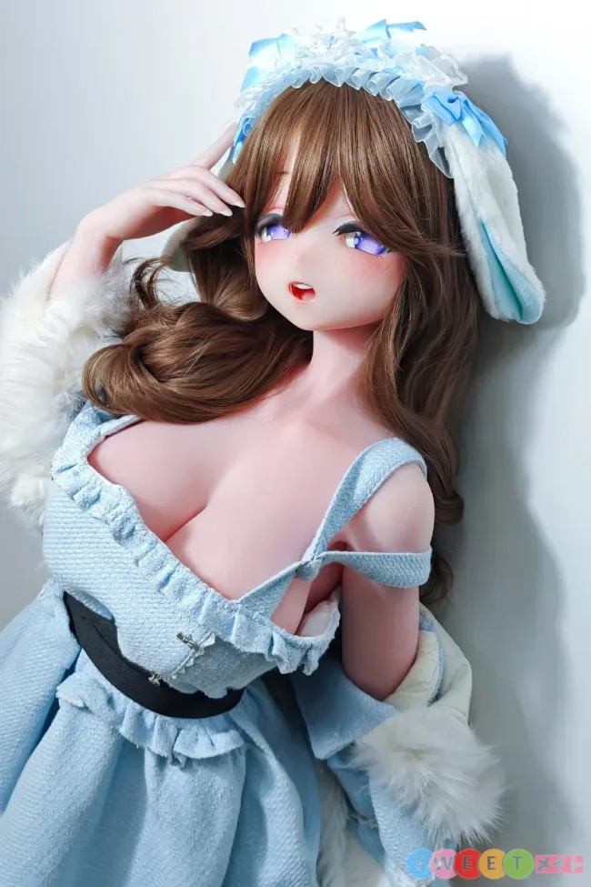 ElsaBabe AHR023 诹访部晴香 140cm M胸 アニメドール イキ顔 漫画顔 メイド美少女 Fカップ 巨乳 シリコン 等身大ドール