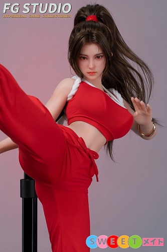 【先行販売299体限定！】SGD STUDIO＆Man you 1/3 60cm『FG-007』不知火舞コスプレ風 ミニラブドール  3kg 赤衣の戦闘少女 シリコン製 フィギュア M8ジョイント 衣装3種：水着+戦闘服+普段着