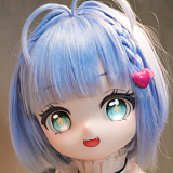 MW Girl 魔物姫 萌え系アニメヘッド単体 ソフトビニール製頭部 シリコン製ヘッド選択可能 かわいいラブドール