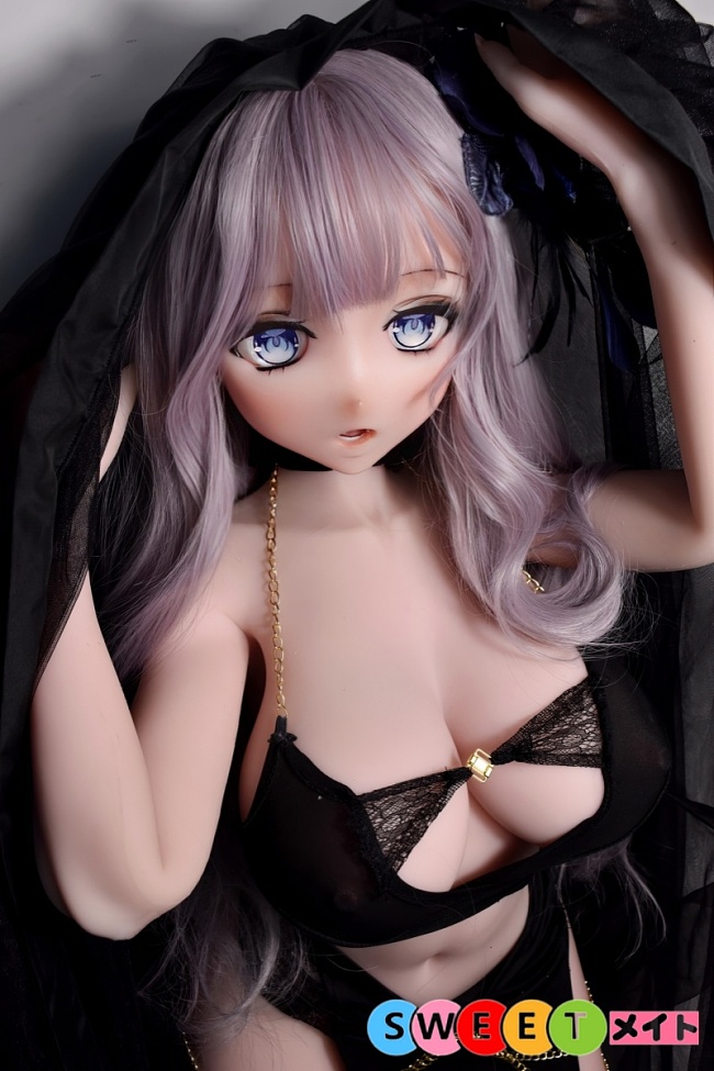 ElsaBabe アニメドール 顔 148cm 巨乳 RAD011 早川紗綾 黒ドレス姿のアニメ美少女フィギュア シリコン製 ラブドール