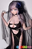 アニメ調セックスドール アニメドール ElsaBabe 148cm 巨乳 RAD011 早川紗綾 黒ドレス姿のアニメ美少女フィギュア かわいい