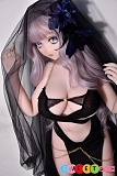 黒ドレスアニメ美少女アダルトドール シリコンラブドール 148cm elsababe RAD011 早川紗綾 かわいい　