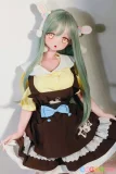 アニメドール 美少女 メイド衣装 ピンク背景