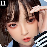 SHEDOLL 167cm Dカップ ラブドール 楚玥2.0 メイク 普乳 もこもこランジェリーコーデ シリコン 新ボディ 高級ダッチワイフ 甘酸っぱい青りんご風