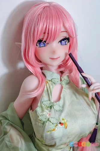 ElsaBabe アニメドール AHR009 爱原未来 Aihara Mirai 148cm L胸 巨乳 ピンク髪 緑 チャイナドレス 中華風